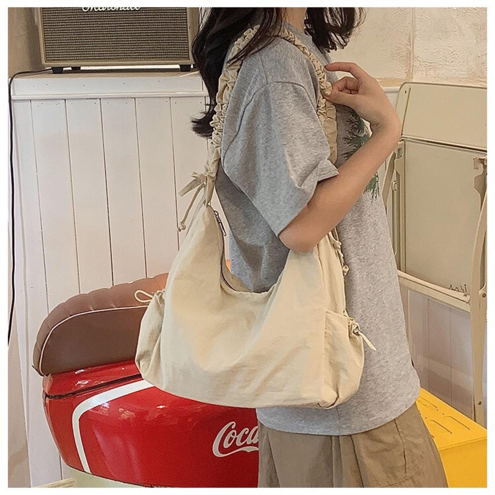 women's large capacity commuter light casual canvas bag
